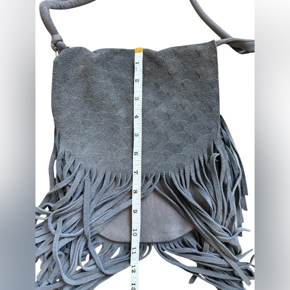 Street Level Faux Suede gray Purse - Picture 12 of 15